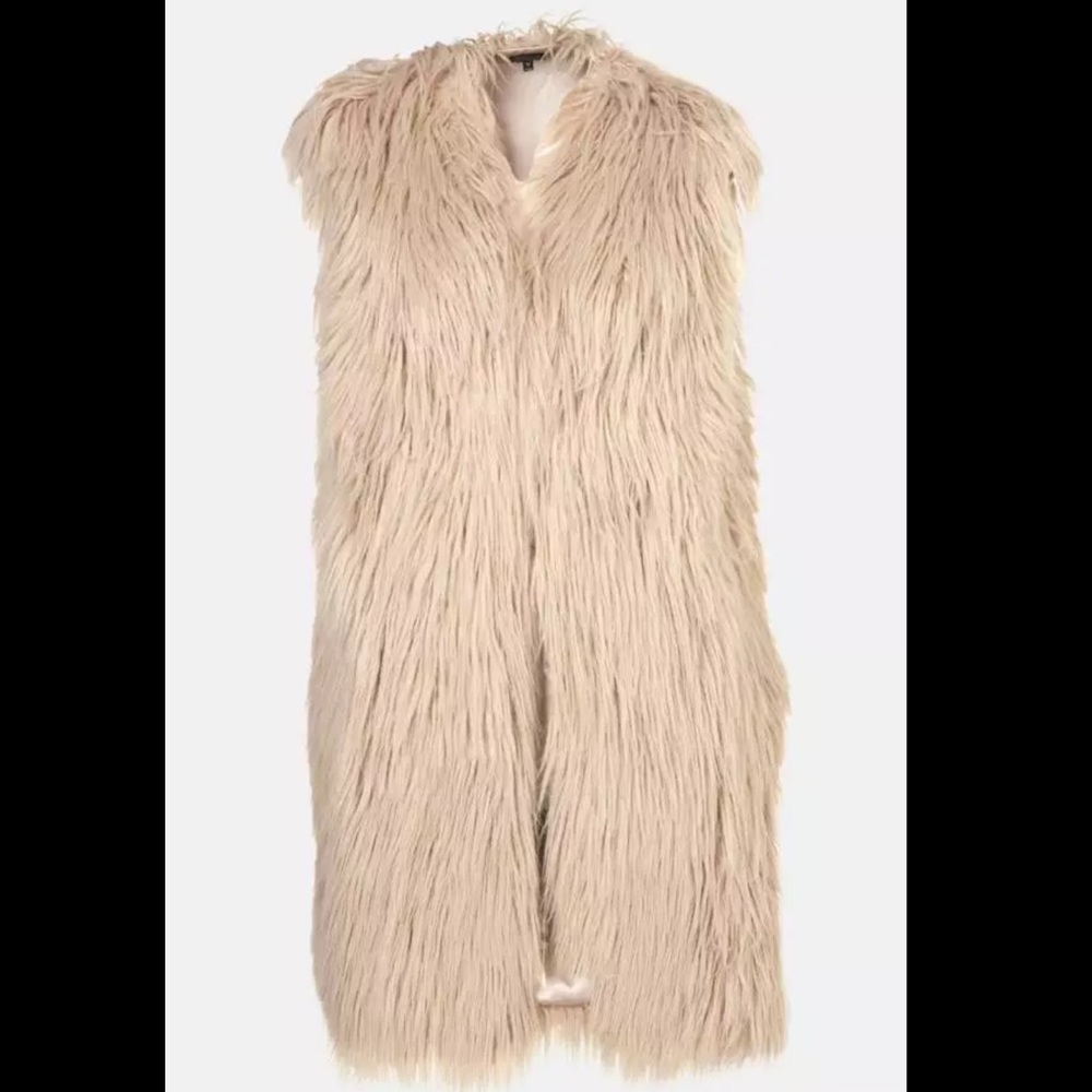 TOPSHOP Faux Fur Vest